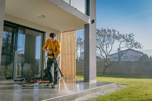 Post-Construction Pressure Washing in Marine, IL